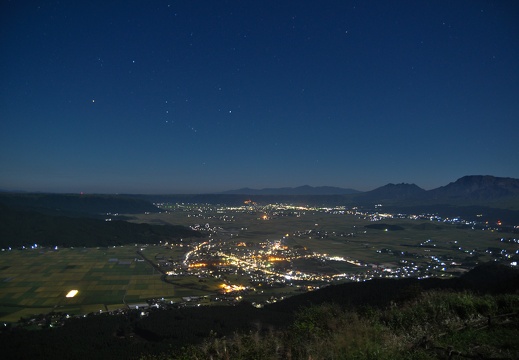 かぶと岩展望所からの夜景