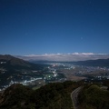 11月の夜の俵山展望所からの夜景（著作権フリー無料写真）