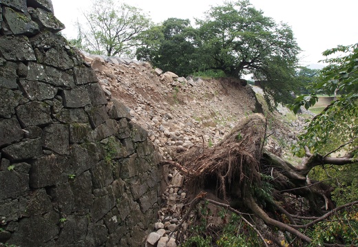 熊本地震による熊本城の被害