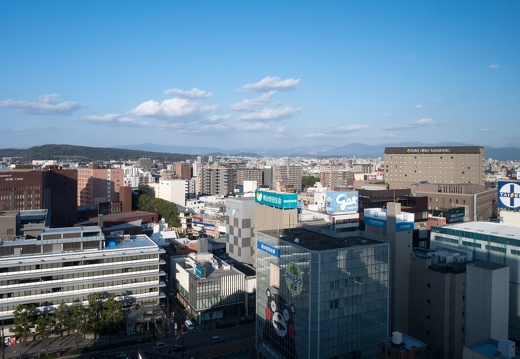 熊本市役所からの俯瞰画像