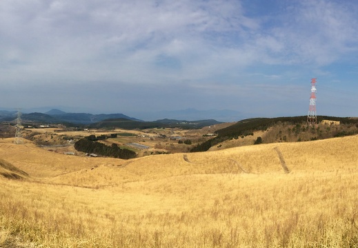 吉無田高原 緑の村キャンプ場　ゆうすげの丘からの展望