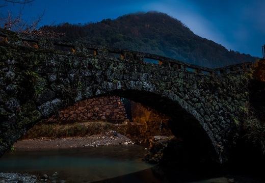 夜の二俣橋