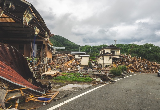 令和2年7月豪雨熊本県球磨郡球磨村渡付近の被害状況