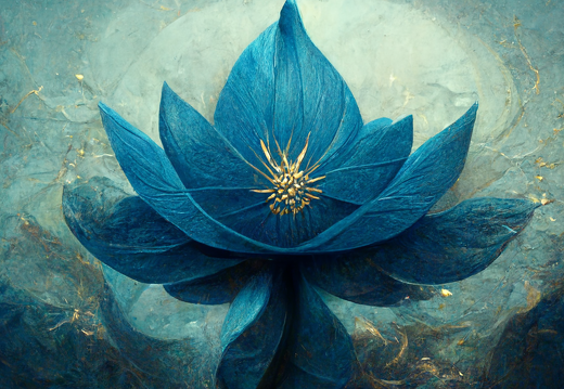 Kohji Asakawa Goddess blue lotus 9174a153-16de-435d-afb1-2b88cbd4e66b