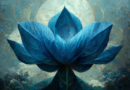 Kohji Asakawa Goddess blue lotus 16fca072-039b-413e-a33c-84975c84d3e8