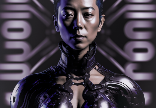 Kohji Asakawa humanoid beautiful facegalaxydress with black lat f467f34b-e1e1-4f6b-ad68-0537e2214a49