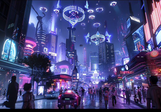 A futuristic city 004
