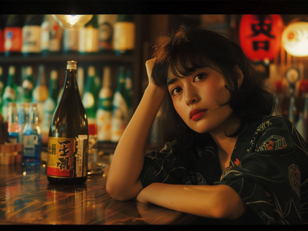 無料70年代日本の居酒屋動画用背景画像